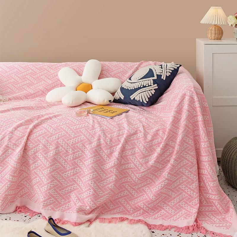 Copridivano reversibile con coperta morbida a nappa Ownkoti
