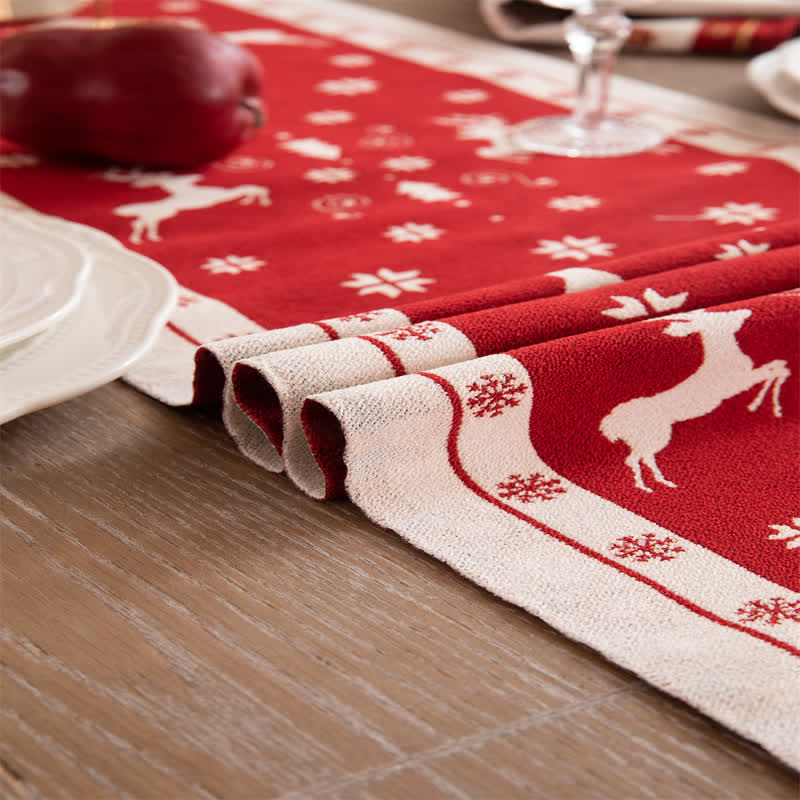 Lussuoso runner da tavola per decorazioni natalizie