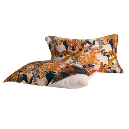 Cuscino reversibile in cotone Boho con motivo a uccelli di Ownkoti (2 pezzi)