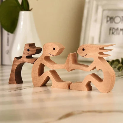 Decorazioni per la casa in legno fatte a mano di Ownkoti raffiguranti animali domestici