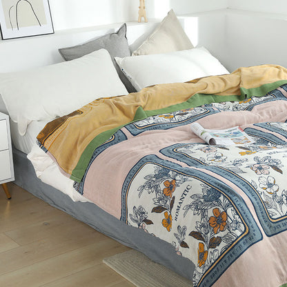 Trapunta estiva reversibile in cotone Ownkoti, coperta leggera
