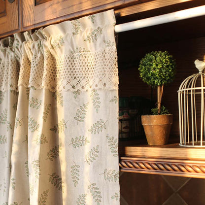 Tenda da caffè in cotone e lino