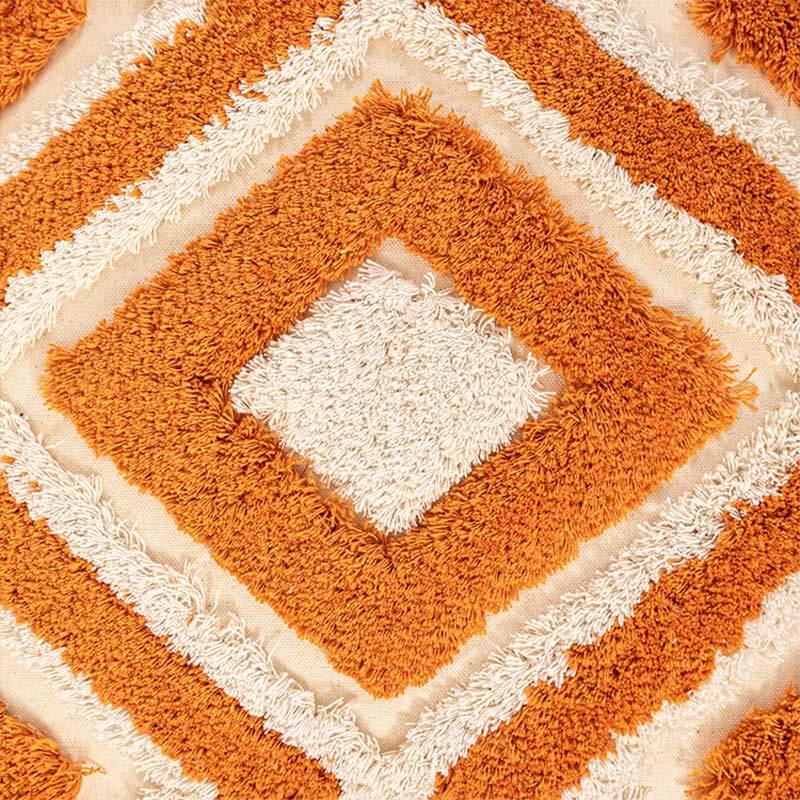 Copricuscino Ownkoti in jacquard marocchino con nappe