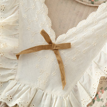 Completo da casa in cotone Vintage Rose Garden