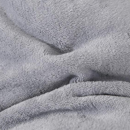 Coperta invernale morbida e semplice in tinta unita