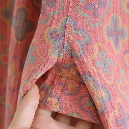 Completo da casa in cotone jacquard tinto in filo