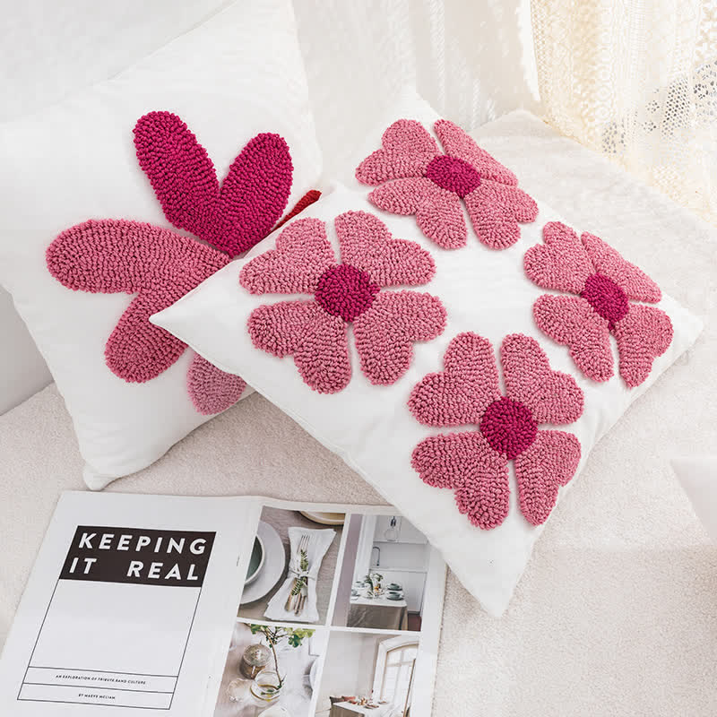 Federa per cuscino ricamata per San Valentino