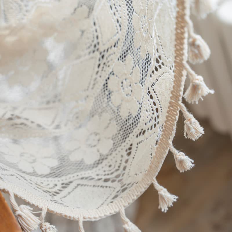 Tenda decorativa cava a forma di diamante e fiore