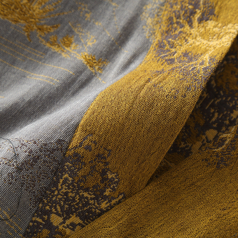 Accappatoio kimono retrò traspirante in puro cotone