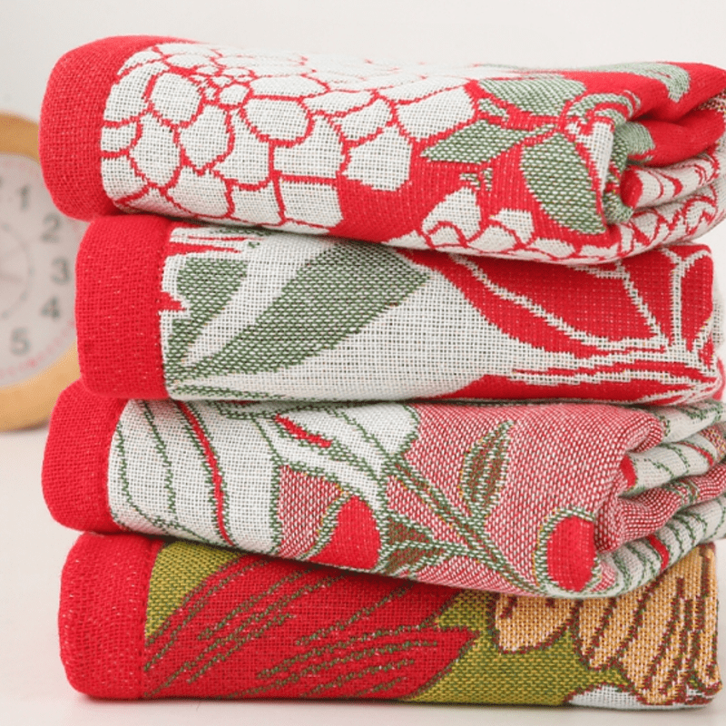 Asciugamano assorbente in puro cotone jacquard