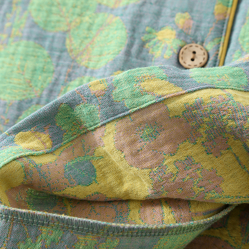 Completo da casa con pantaloni a maniche corte