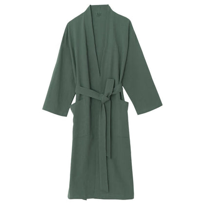Accappatoio da notte morbido con scollo a V e tasche Ownkoti