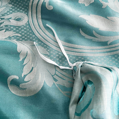 Set di biancheria da letto traspirante di lusso in raso jacquard (4 pezzi)