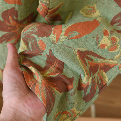 Pigiama in garza di cotone jacquard rododendro