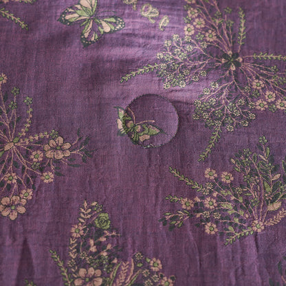 Elegante biancheria da letto a farfalla in garza di cotone jacquard