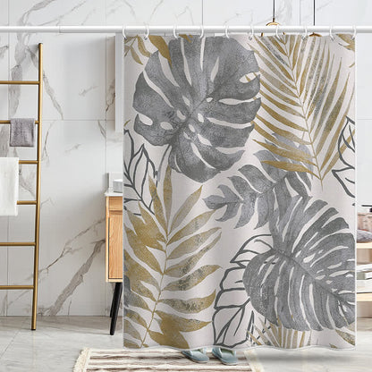 Tenda da doccia antimuffa pastorale Monstera Deliciosa