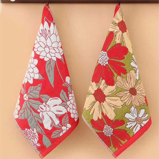 Asciugamano assorbente in puro cotone jacquard