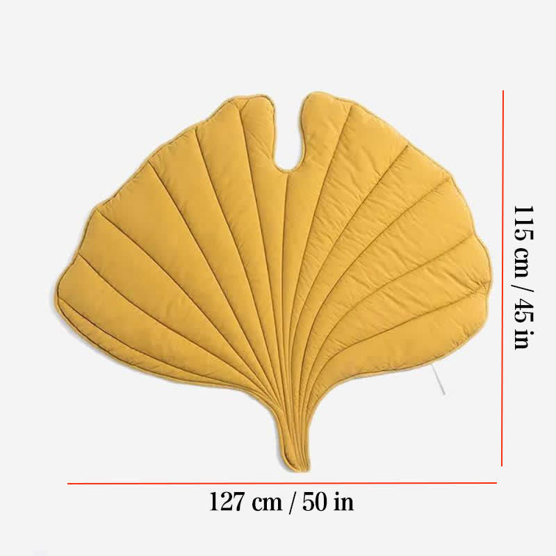 Tappetino assorbente morbido per animali domestici a forma di foglie creative