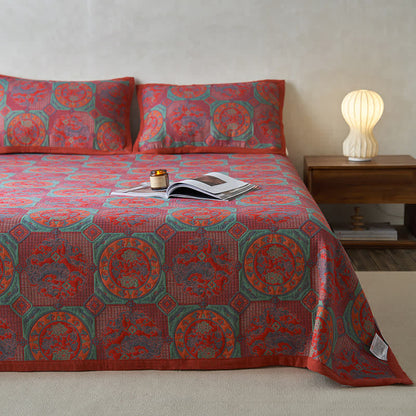 Trapunta morbida in garza di cotone stile vintage