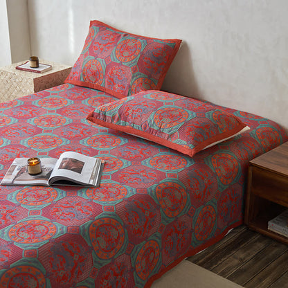 Trapunta morbida in garza di cotone stile vintage