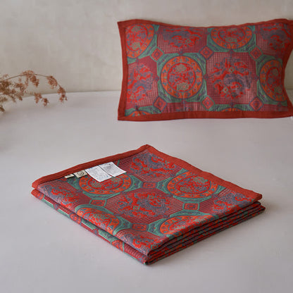 Trapunta morbida in garza di cotone stile vintage