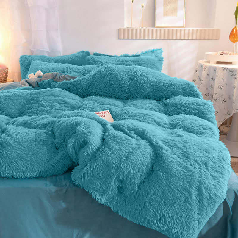 Set di biancheria da letto soffice, copripiumino e federa