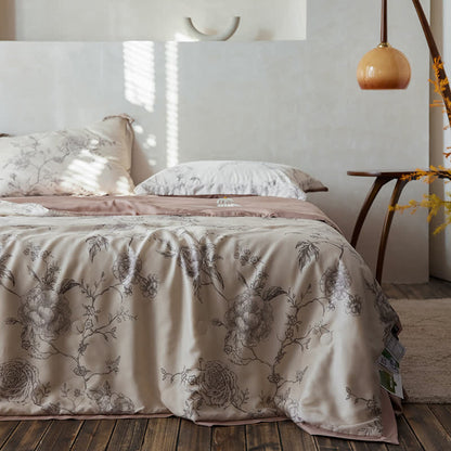 Biancheria da letto traspirante in fibra di Lyocell Floral Rose