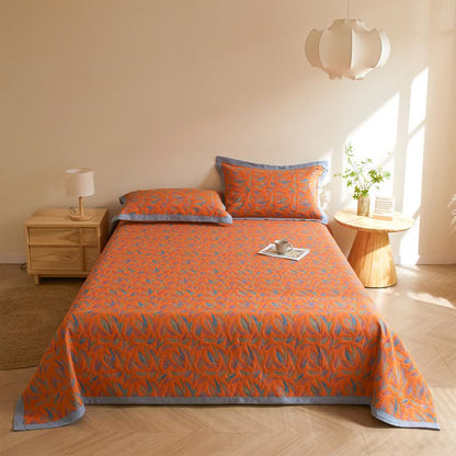 Trapunta leggera in garza di cotone Bright Feather