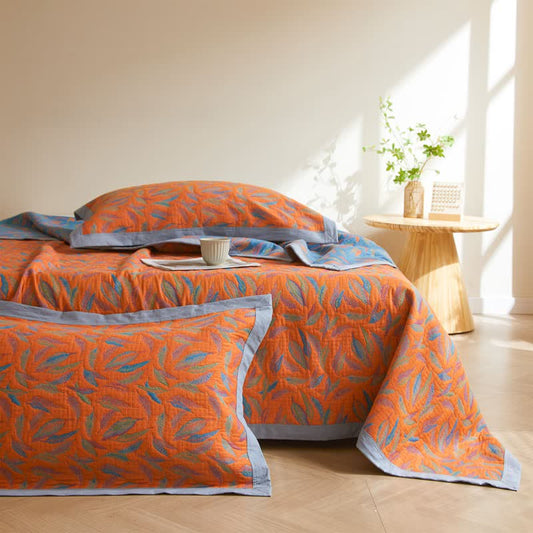 Trapunta leggera in garza di cotone Bright Feather