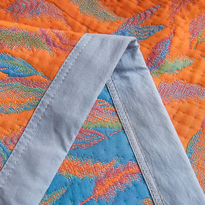 Trapunta leggera in garza di cotone Bright Feather