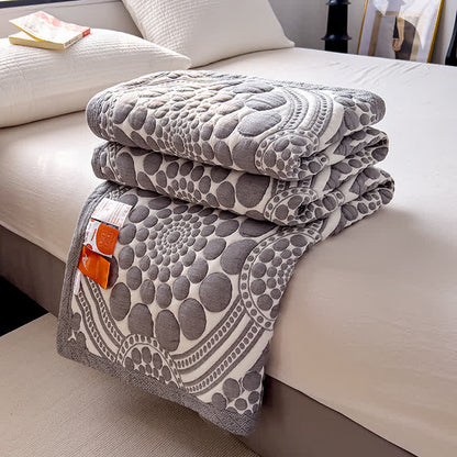 Trapunta leggera reversibile in puro cotone