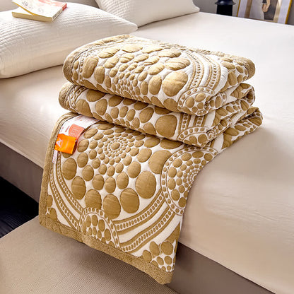 Trapunta leggera reversibile in puro cotone