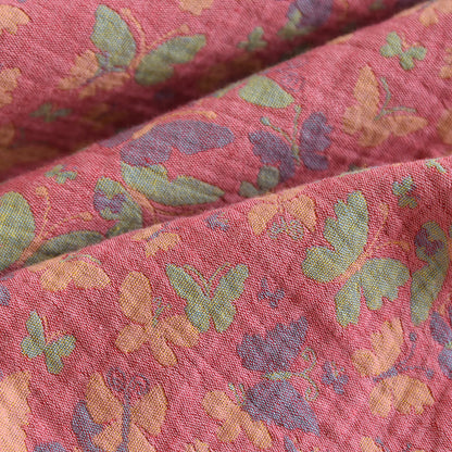 Pigiama a farfalla in garza di cotone jacquard