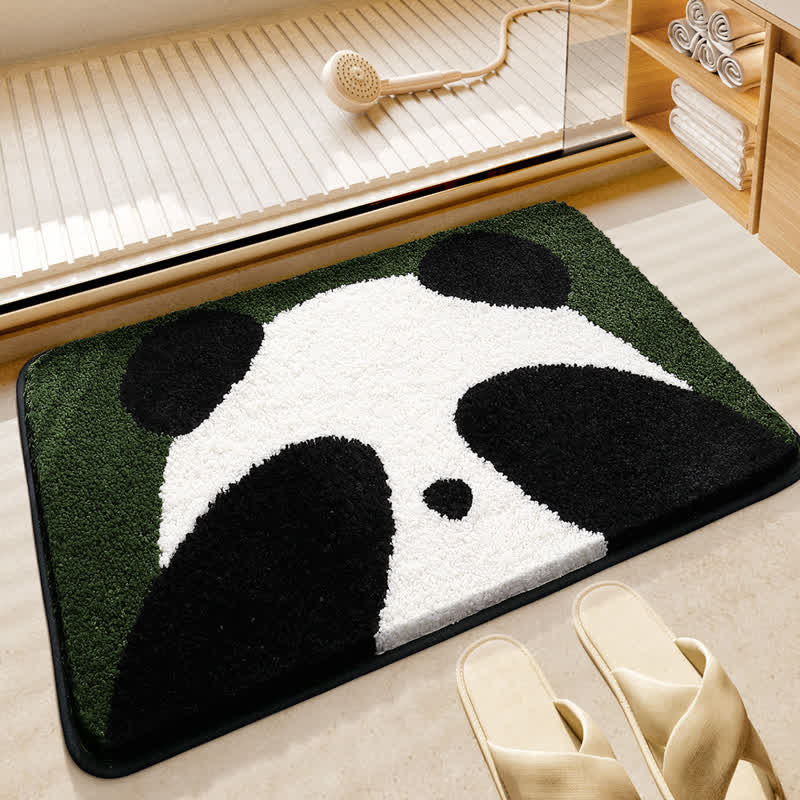 Tappetino da bagno assorbente a forma di panda