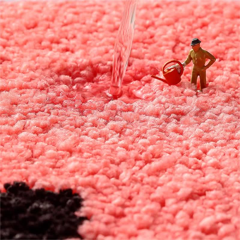 Tappeto da bagno antiscivolo morbido con motivo Summer Fruit