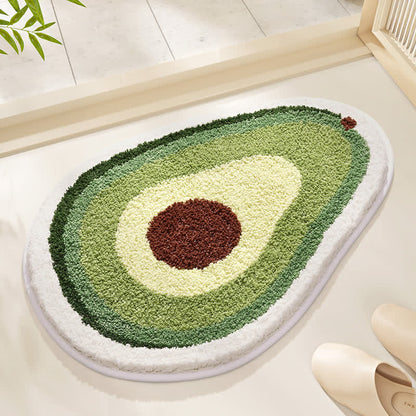 Tappeto da bagno antiscivolo morbido con motivo Summer Fruit