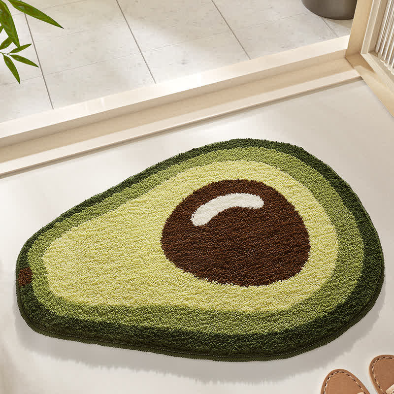 Tappeto da bagno antiscivolo morbido con motivo Summer Fruit