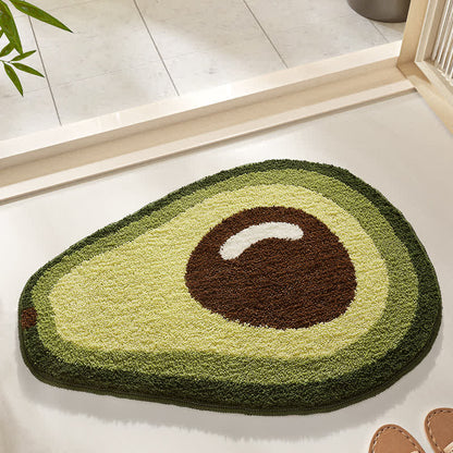 Tappeto da bagno antiscivolo morbido con motivo Summer Fruit
