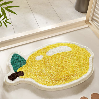 Tappeto da bagno antiscivolo morbido con motivo Summer Fruit