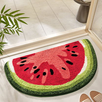 Tappeto da bagno antiscivolo morbido con motivo Summer Fruit