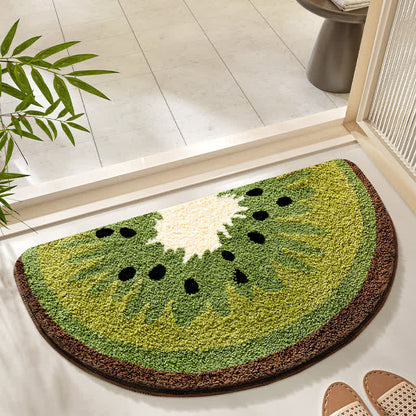 Tappeto da bagno antiscivolo morbido con motivo Summer Fruit