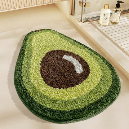 Tappeto da bagno antiscivolo morbido con motivo Summer Fruit