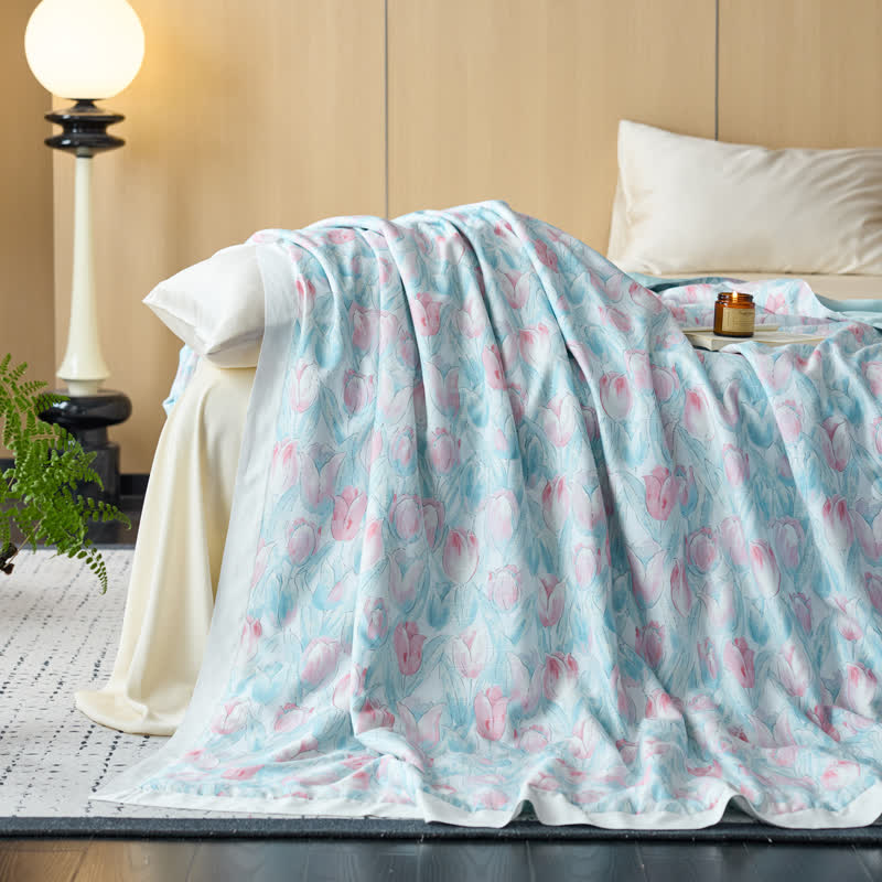 Biancheria da letto traspirante in fibra di Lyocell Rustic Tulip