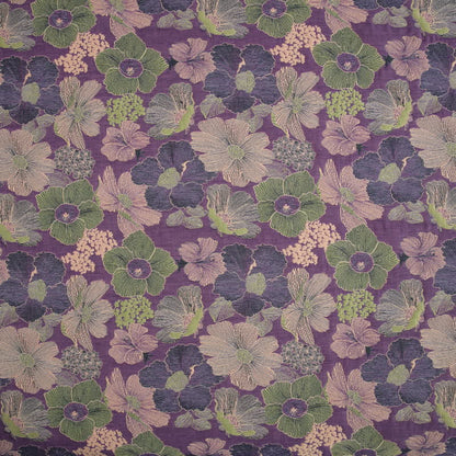 Trapunta reversibile in garza di cotone con motivo floreale Blossom