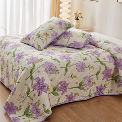 Biancheria da letto trapuntata in puro cotone Rural Lily