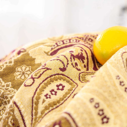Trapunta traspirante in garza di cotone con nappa jacquard
