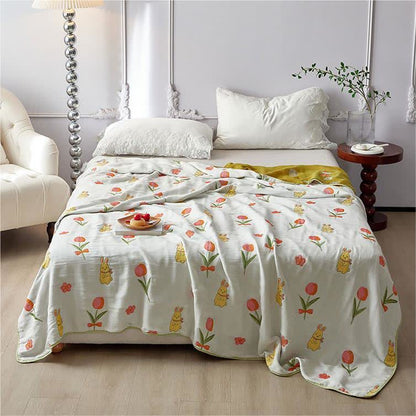Trapunta estiva in fibra di Lyocell Tulip & Rabbit
