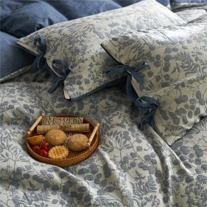 Set di biancheria da letto in garza di cotone a doppio strato floreale (4 pezzi)