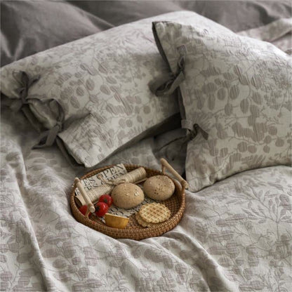 Set di biancheria da letto in garza di cotone a doppio strato floreale (4 pezzi)
