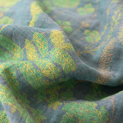 Set di biancheria da letto con bottoni in garza di cotone Lotus Pond (4 pezzi)